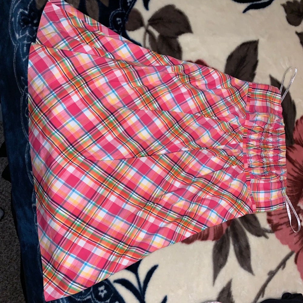 Strapless Plaid Lilly Pulitzer Dress